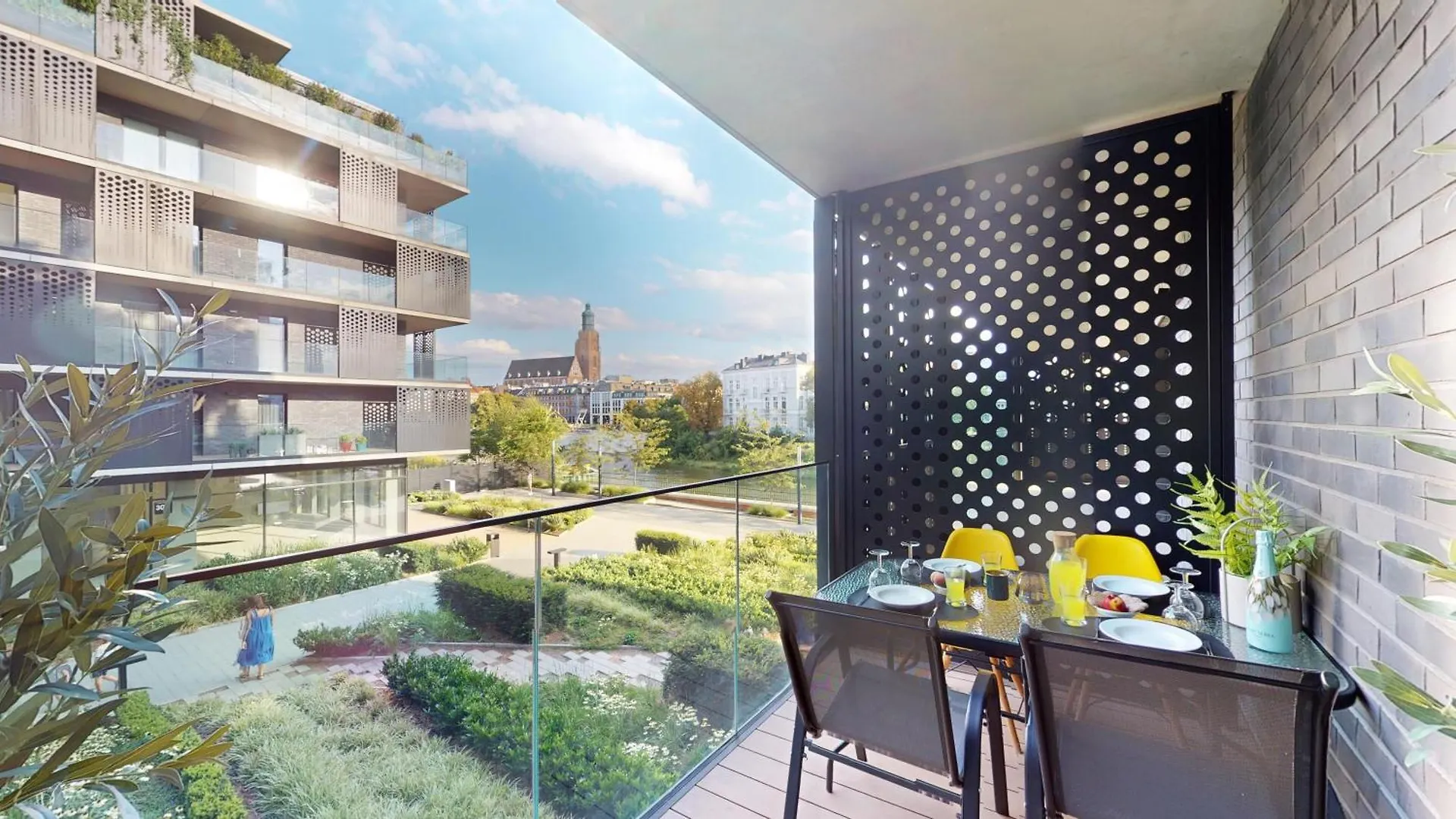 Apartament Z Tarasem I Widokiem Na Rzeke Wroapart-Pl - Apartment With Terrace And River View Wroapart Wroclaw
